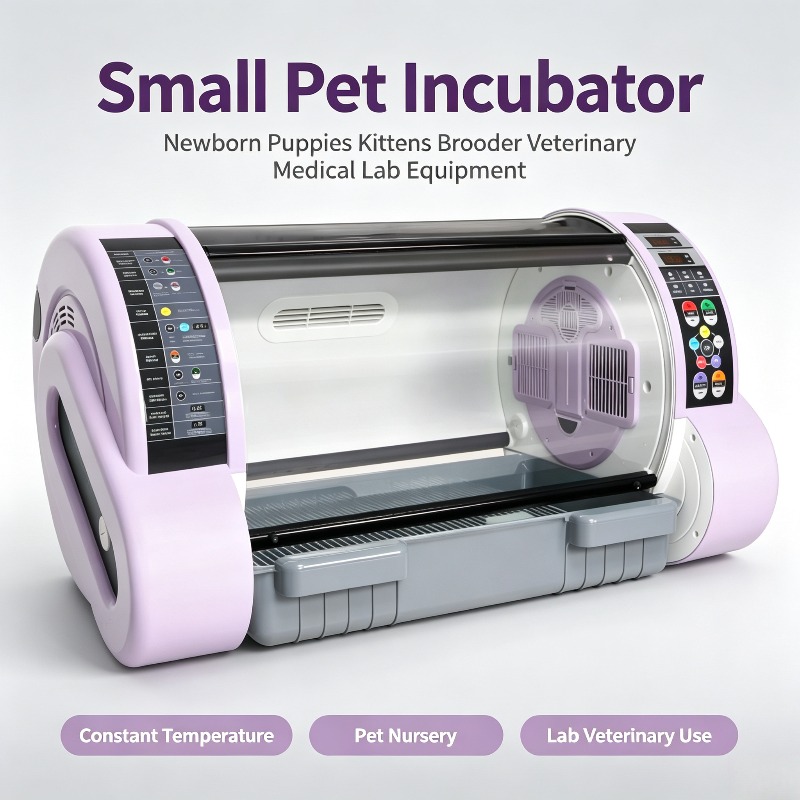 Lab Incubator - ตู้ฟักไข่สำหรับสัตว์เลี้ยงขนาดเล็กสำหรับลูกสุนัขและลูกแมวแรกเกิด, ตู้ฟักไข่สำหรับสัตว์เลี้ยง, อุปกรณ์การแพทย์สัตวแพทย์สำหรับใช้ในห้องปฏิบัติการ