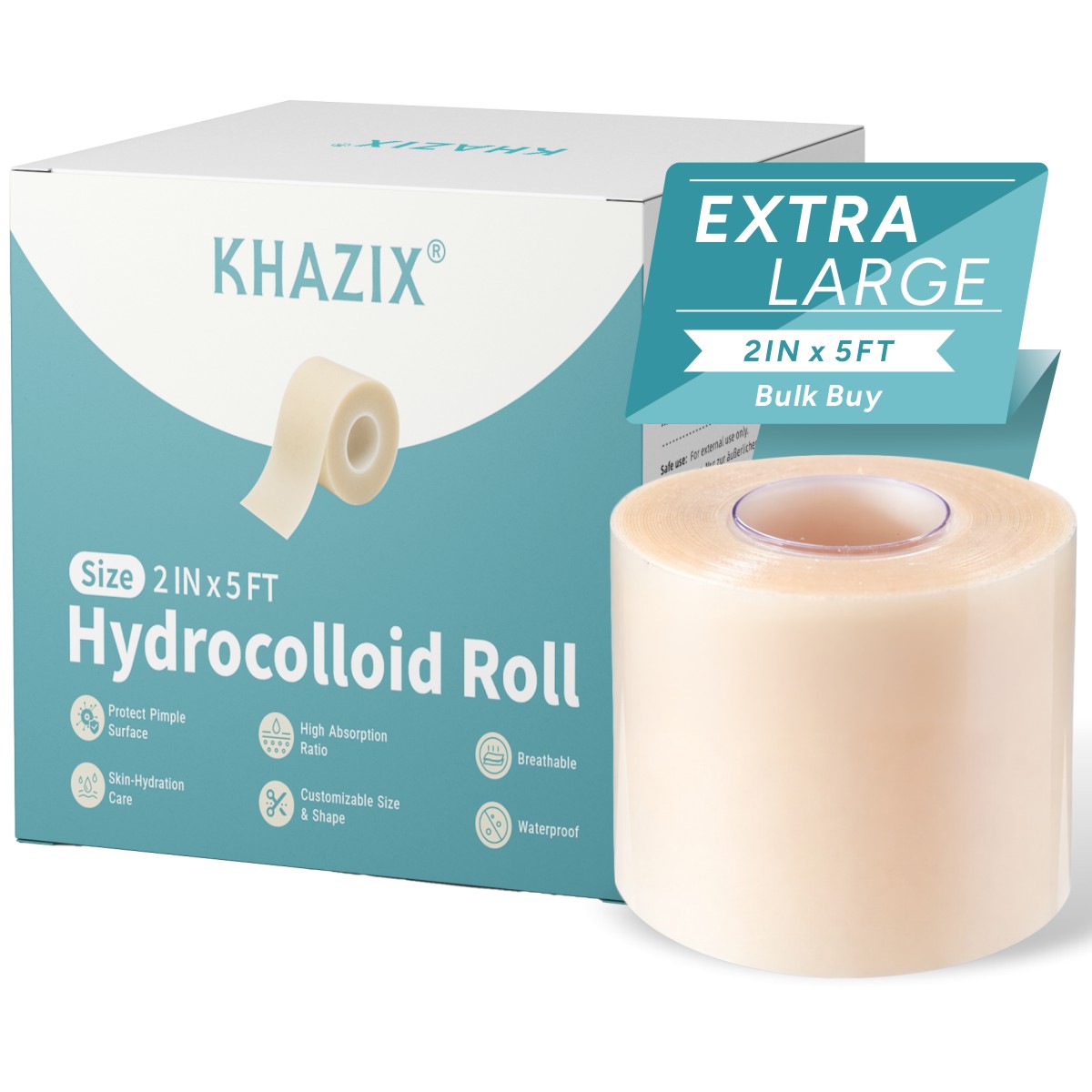 Bandage - ผ้าพันแผลไฮโดรคอลลอยด์ KHAZIX ขนาด 2 นิ้ว x