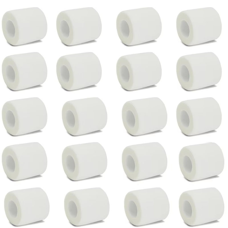 Medical Tape - 1/6/20PCS สีขาวผ้าพันแผลทางการแพทย์ Self-กาว Breathable ผ้าพันแผลยืดหยุ่นสําหรับกีฬายึดนิ้วมือขา