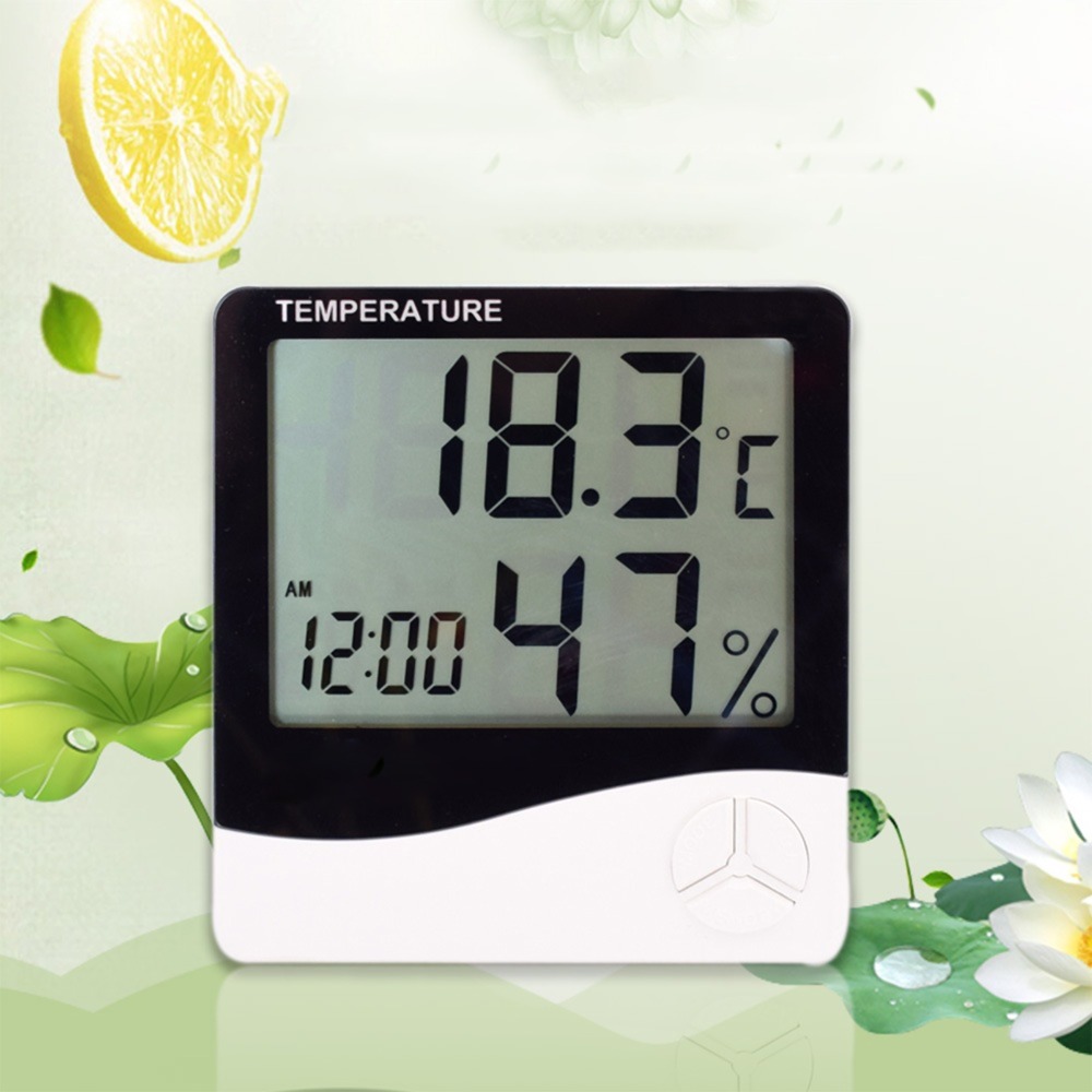เครื่องวัดอุณหภูมิในร่มแบบติดผ - Thermometer Digital บทวิจารณ์และราคา