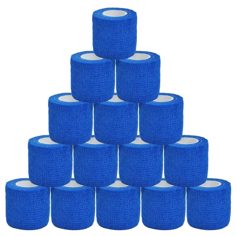 1/15pcs 4.8m สีฟ้ากีฬา Self กา - Medical Tape บทวิจารณ์และราคา
