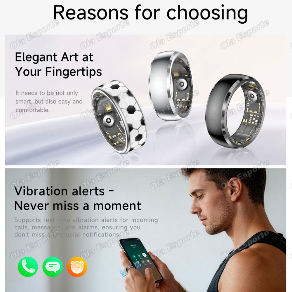 แหวนอัจฉริยะแจ้งเตือนด้วยการสั - Blood Pressure Monitor บทวิจารณ์และราคา