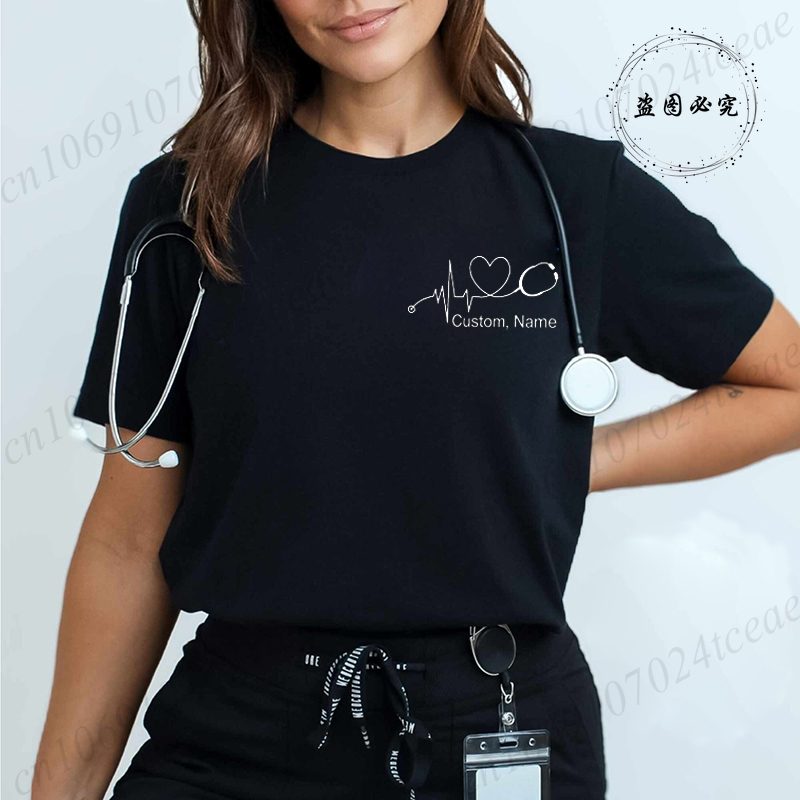 เสื้อพยาบาลพิมพ์ลายตามสั่ง พร้ - Stethoscope บทวิจารณ์และราคา