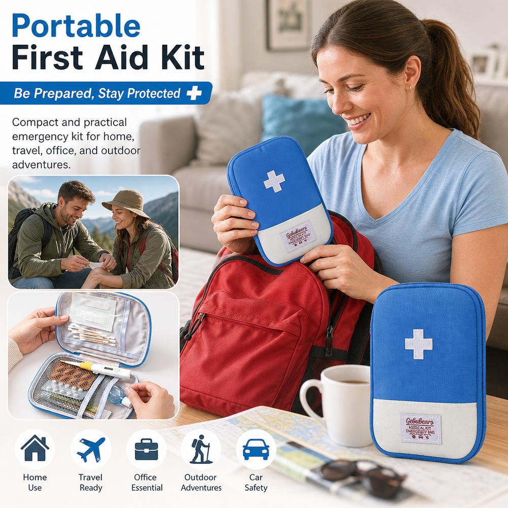 กระเป๋าชุดปฐมพยาบาลแบบพกพาความ - First Aid Kit บทวิจารณ์และราคา