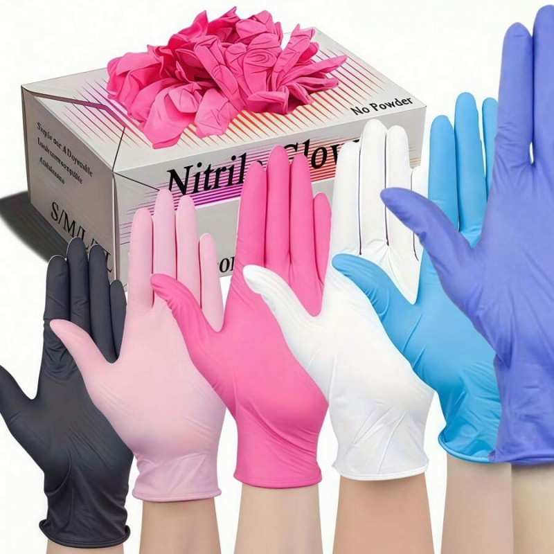 ถุงมือไนไตรล์แบบใช้แล้วทิ้ง 10 - Medical Gloves บทวิจารณ์และราคา