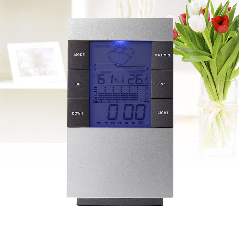 นาฬิกาปลุกดิจิทัล LCD พร้อมเทอ - Thermometer Digital บทวิจารณ์และราคา