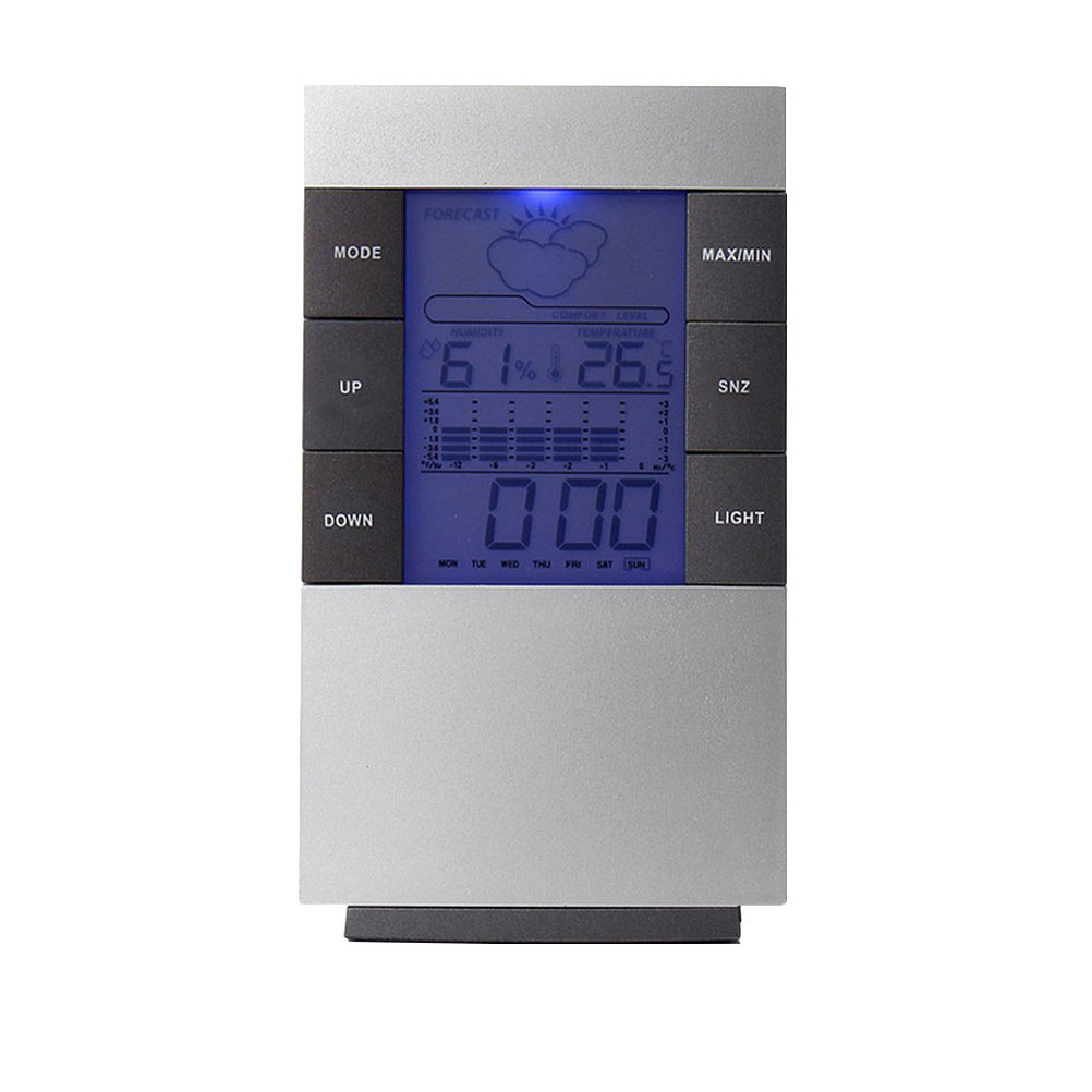 นาฬิกาปลุกดิจิทัล LCD พร้อมเทอ - Thermometer Digital บทวิจารณ์และราคา