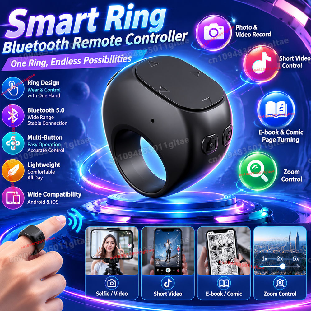 แหวนควบคุมระยะไกลไร้สายสำหรับม - Blood Pressure Monitor บทวิจารณ์และราคา