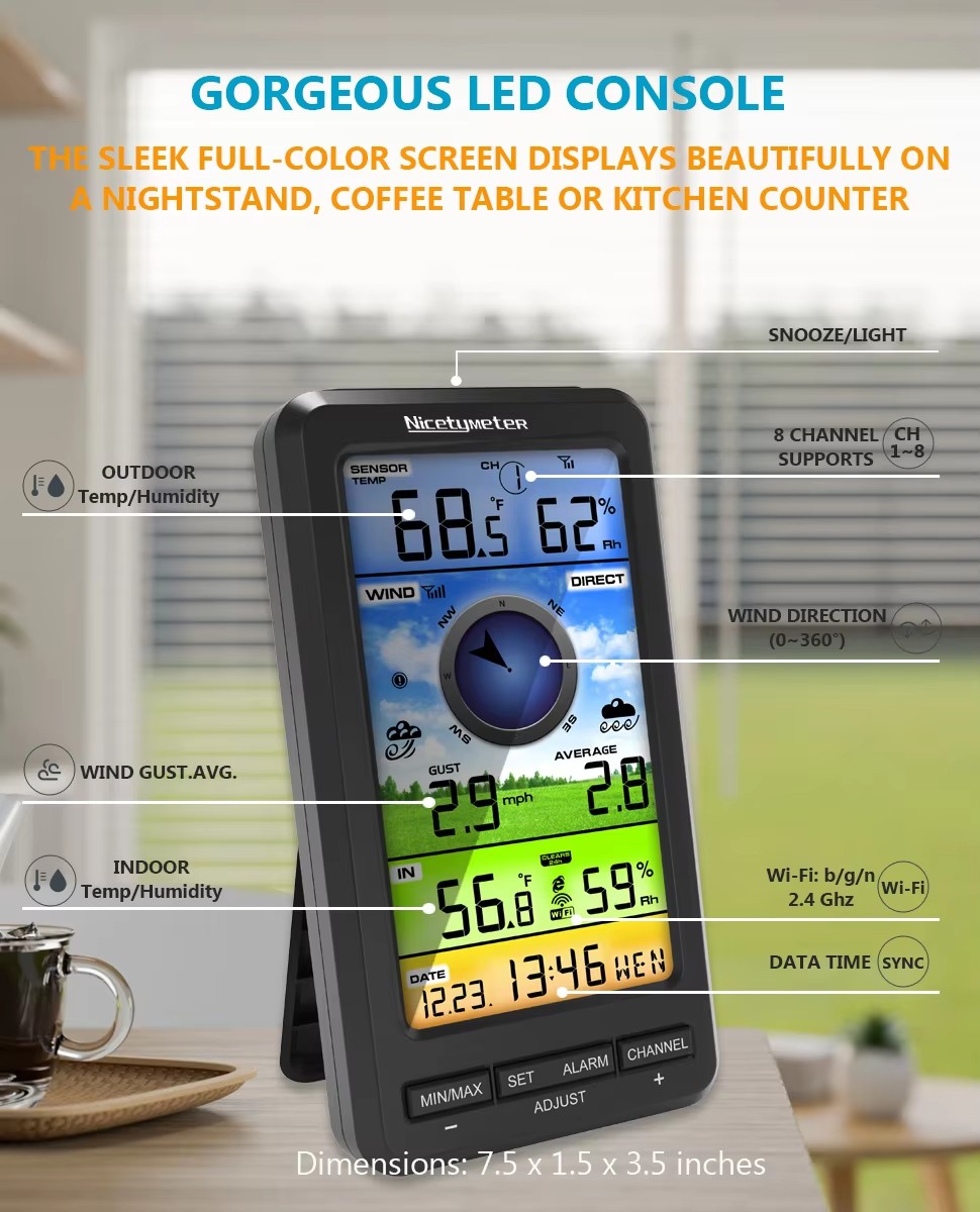 นาฬิกาปลุกดิจิตอลสไตล์อเมริกัน - Thermometer Digital บทวิจารณ์และราคา