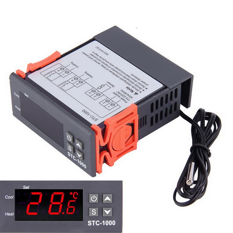 STC-1000 ตัวควบคุมอุณหภูมิแบบด - Lab Incubator บทวิจารณ์และราคา